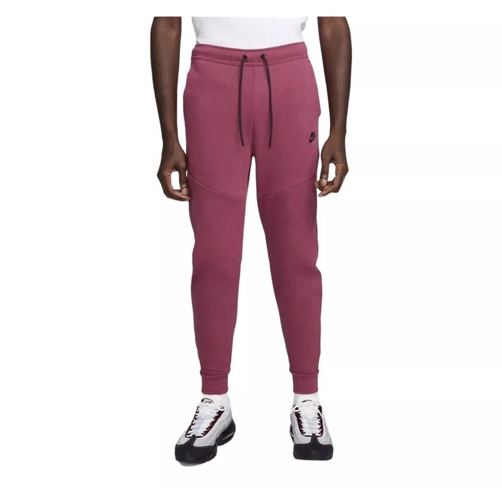 Nike Sportswear Tech Fleece Joggers Rosewood Maroon - CU4495 653 - Sz Large- New